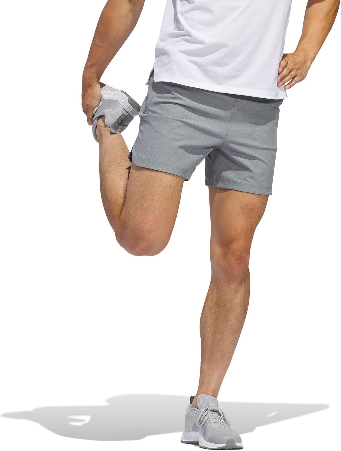 image:imageadidas Mens Axis Woven Training ShortsGreyWhite