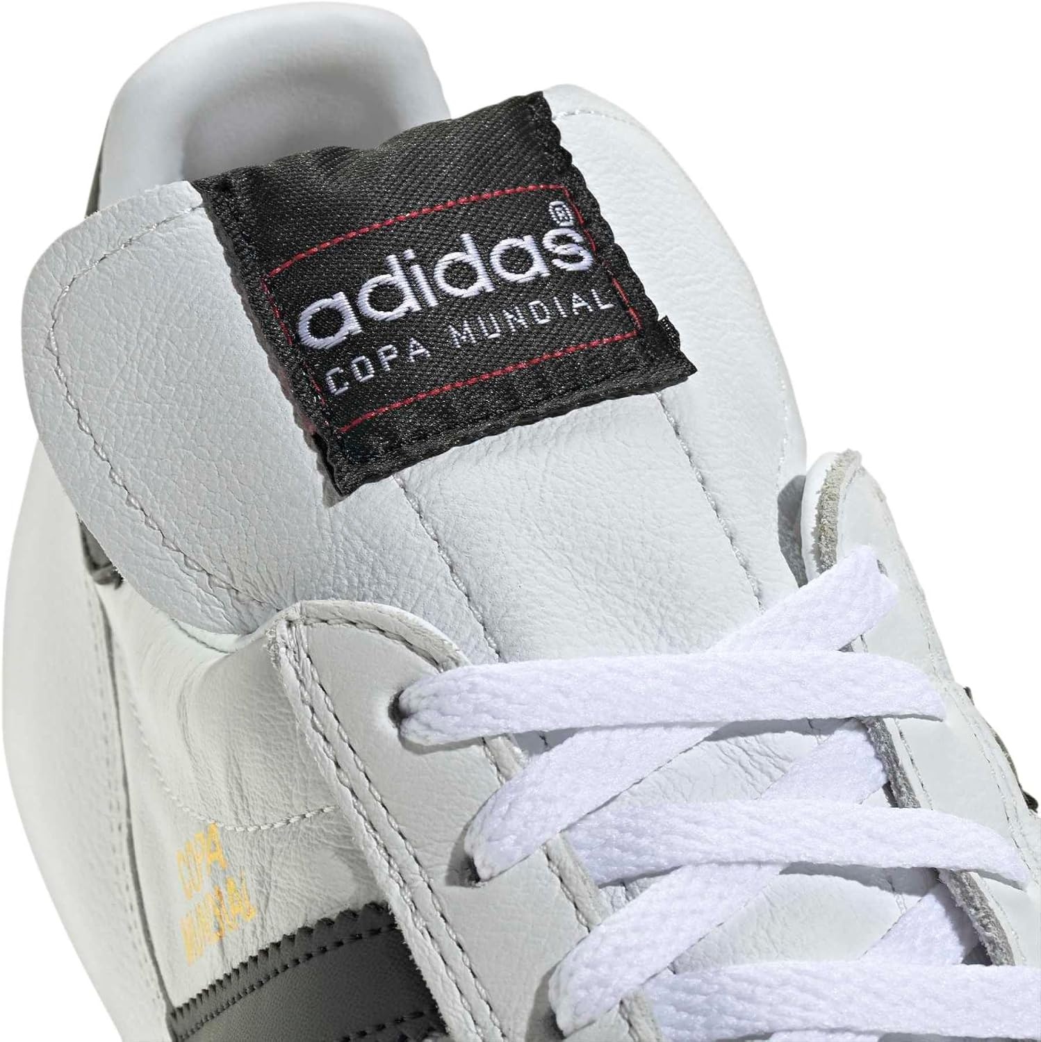 image:imageadidas Mens Copa Mundial Soccer CleatsWhiteBlackGold Metallic