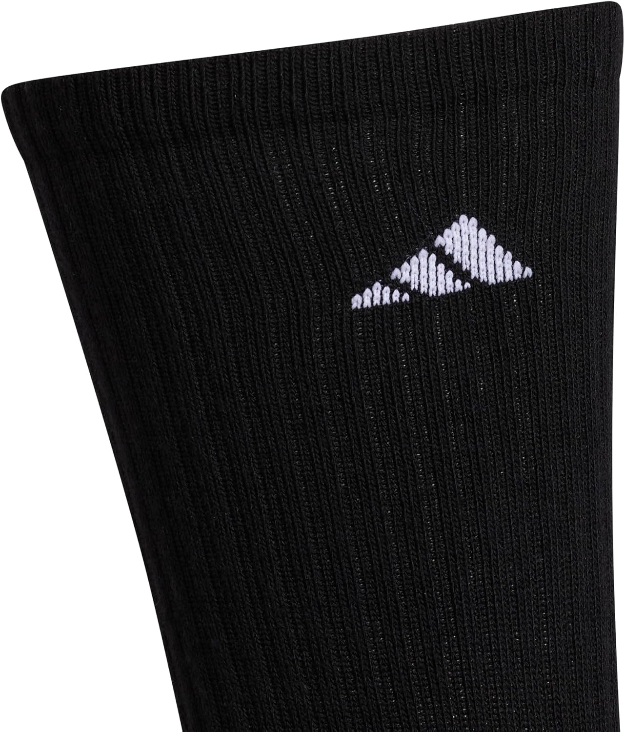 image:imageadidas Mens Cushioned Low Cut Ankle Socks 3 Pairs Durable amp Comfortable 3Pack Targeted Cushioning Arch Support Breathable MoistureWicking Reinforced Heel amp Toe AllDay ComfortBlackOnix GreyWhite30Crew