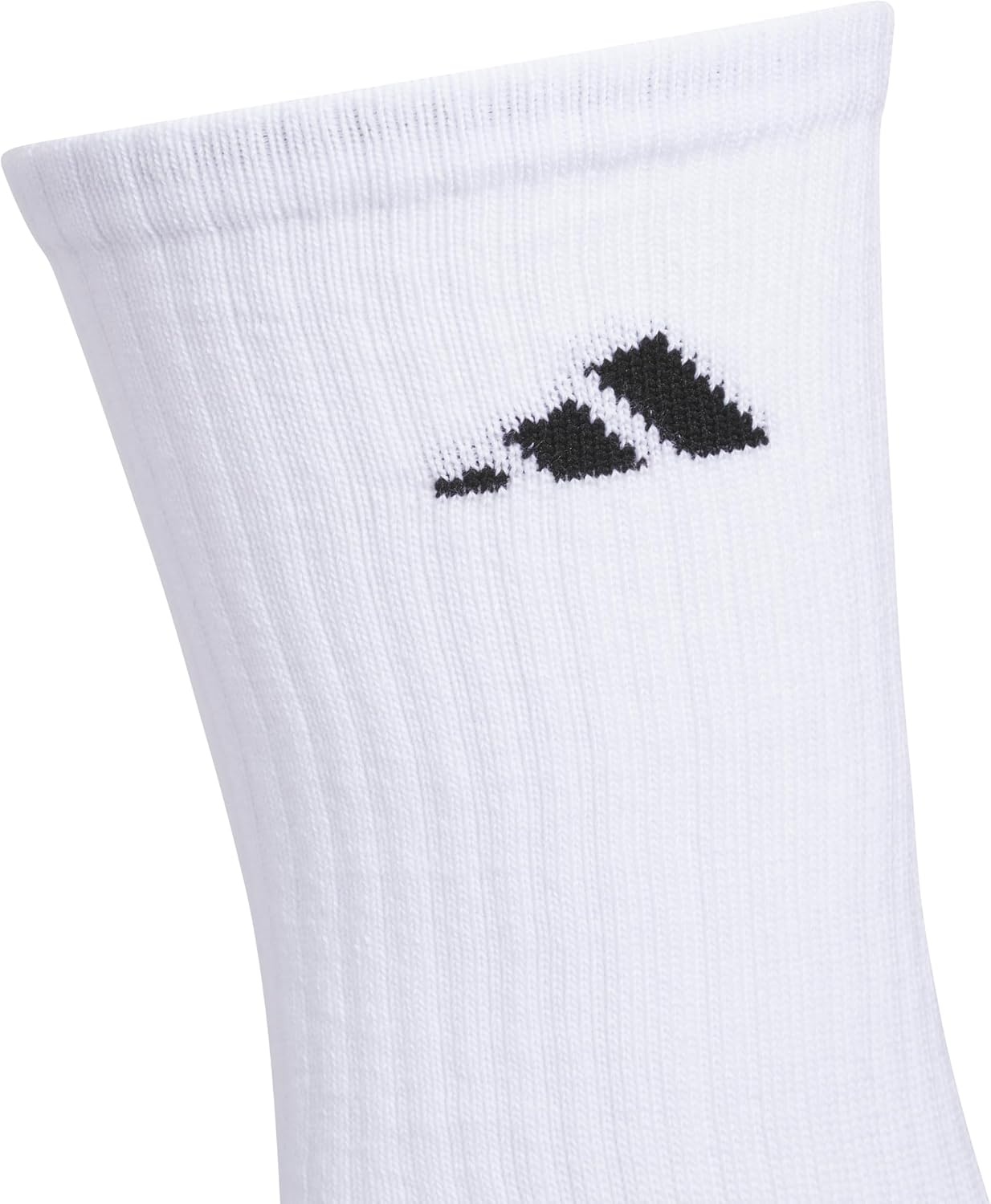 image:imageadidas Mens Cushioned Low Cut Ankle Socks 3 Pairs Durable amp Comfortable 3Pack Targeted Cushioning Arch Support Breathable MoistureWicking Reinforced Heel amp Toe AllDay ComfortWhiteBlackClear Grey40Crew