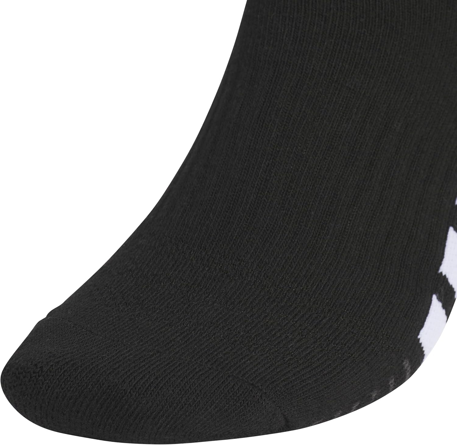 image:imageadidas Mens Cushioned Low Cut Ankle Socks 3 Pairs Durable amp Comfortable 3Pack Targeted Cushioning Arch Support Breathable MoistureWicking Reinforced Heel amp Toe AllDay ComfortBlackWhiteCarbon Grey40No Show