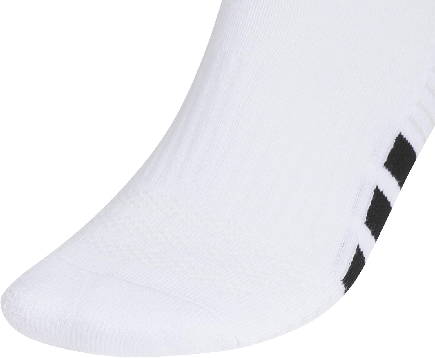 image:imageadidas Mens Cushioned Low Cut Ankle Socks 3 Pairs Durable amp Comfortable 3Pack Targeted Cushioning Arch Support Breathable MoistureWicking Reinforced Heel amp Toe AllDay ComfortWhiteBlackClear Grey40Low Cut