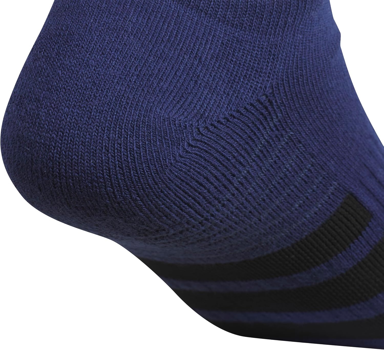 image:imageadidas Mens Cushioned Low Cut Ankle Socks 3 Pairs Durable amp Comfortable 3Pack Targeted Cushioning Arch Support Breathable MoistureWicking Reinforced Heel amp Toe AllDay ComfortDark BlueWhiteCool Light Heather40No Show