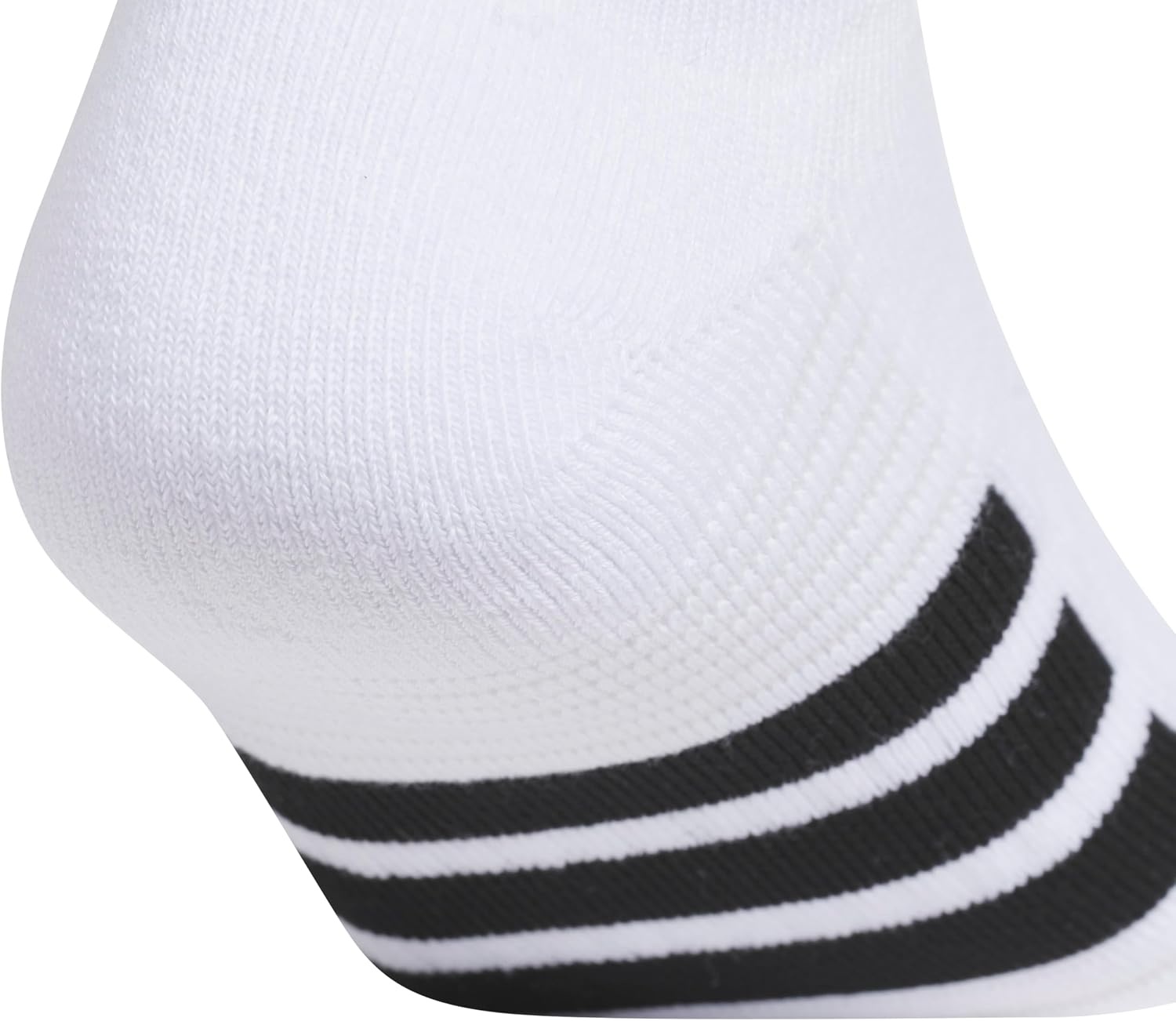 image:imageadidas Mens Cushioned Low Cut Ankle Socks 3 Pairs Durable amp Comfortable 3Pack Targeted Cushioning Arch Support Breathable MoistureWicking Reinforced Heel amp Toe AllDay ComfortWhiteBlackClear Grey40No Show