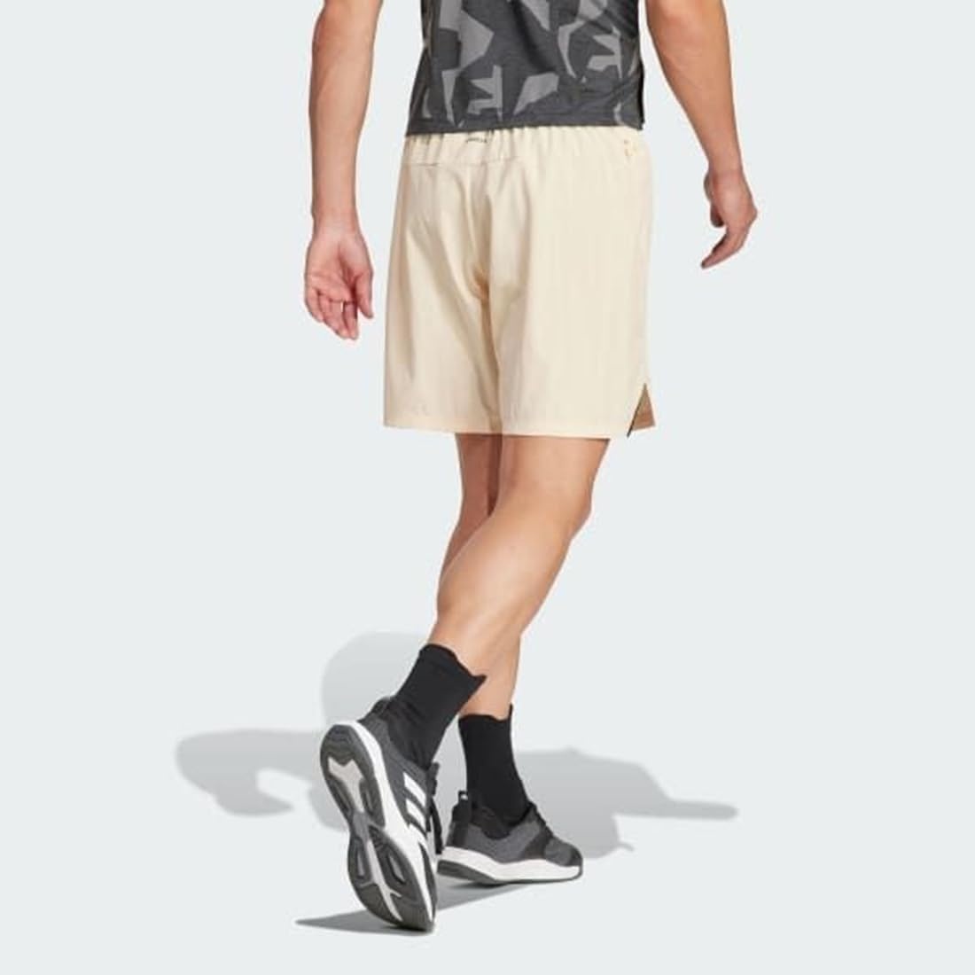 image:imageadidas Mens Designed For Training Workout ShortsCrystal Sand