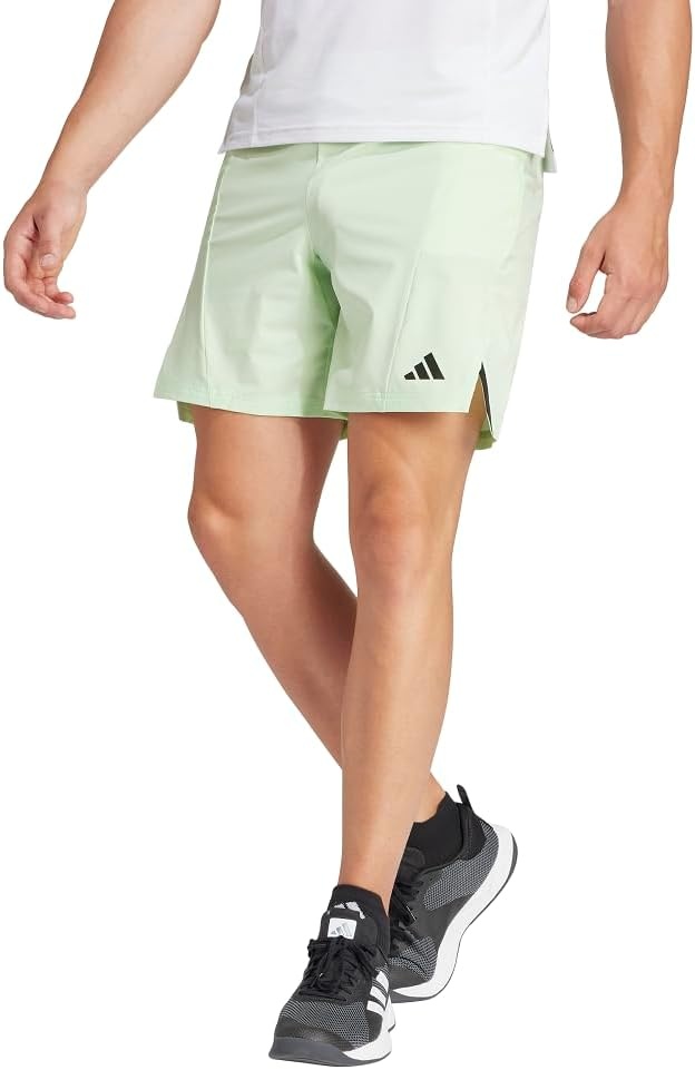 image:imageadidas Mens Designed For Training Workout ShortsSemi Green Spark