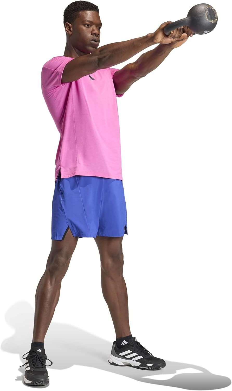 image:imageadidas Mens Designed For Training Workout ShortsSemi Lucid Blue