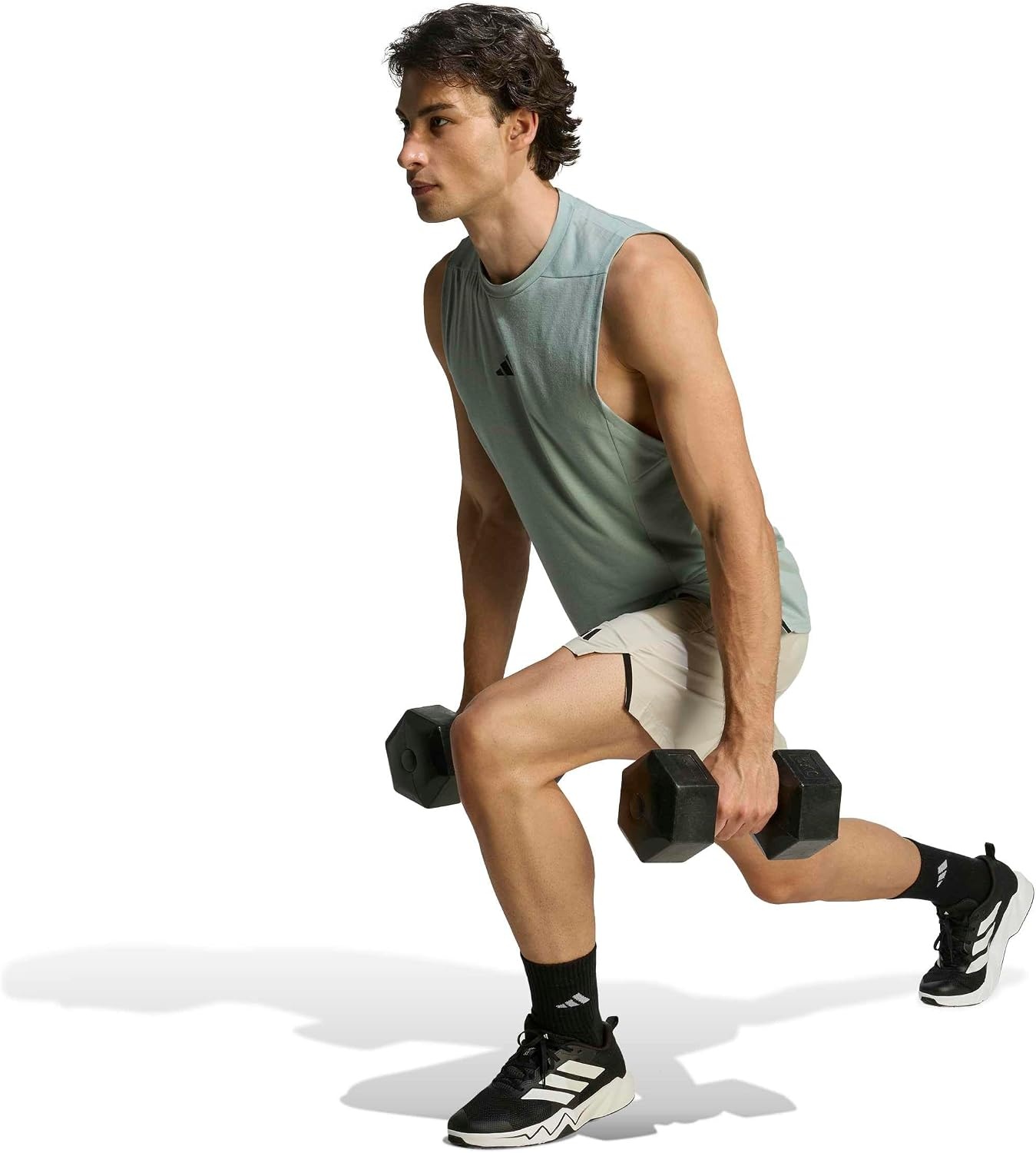 image:imageadidas Mens Designed For Training Workout ShortsWonder Alumina