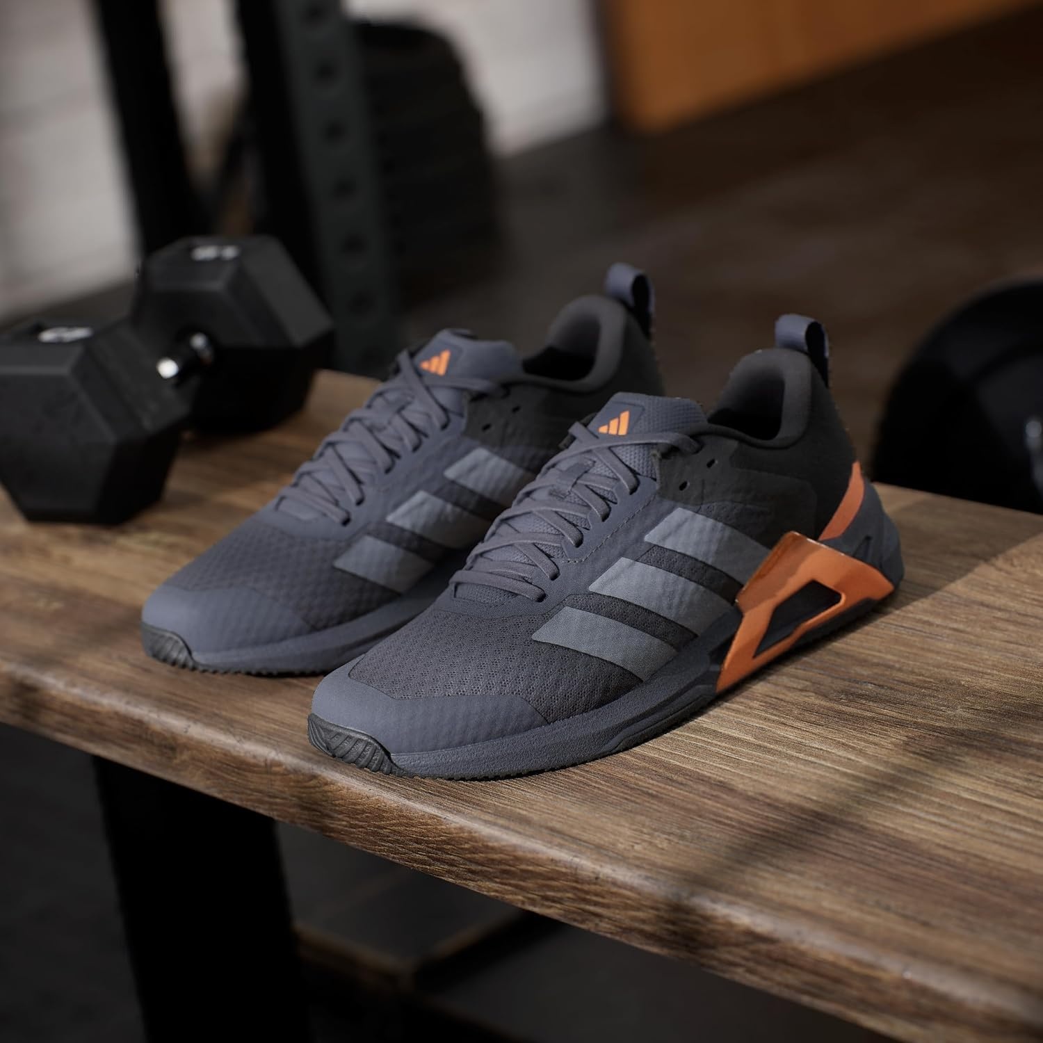 image:imageadidas Mens Dropset Vario TrainingAurora OnixGreyLucid Orange