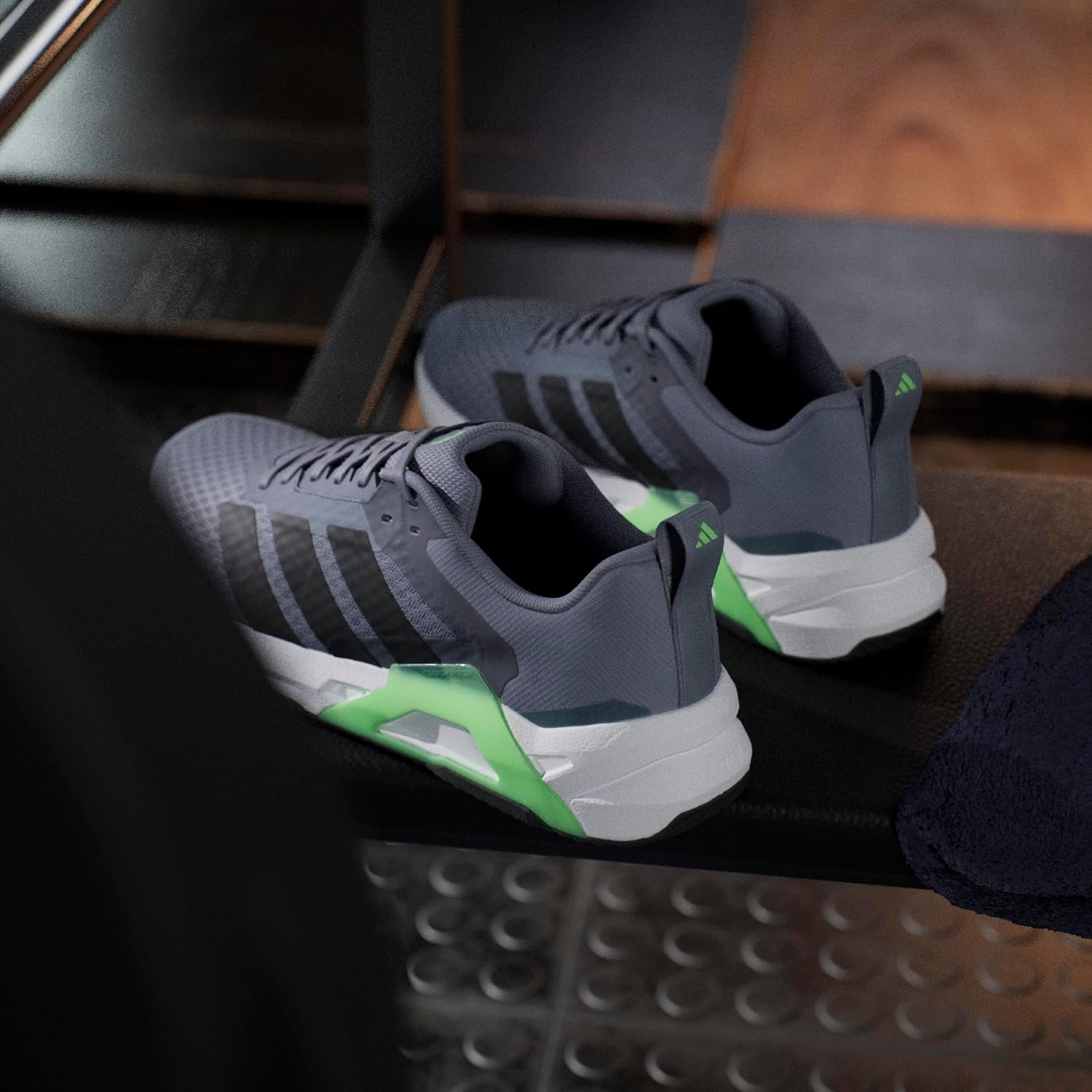 image:imageadidas Mens Dropset Vario TrainingGreyBlackLime Burst