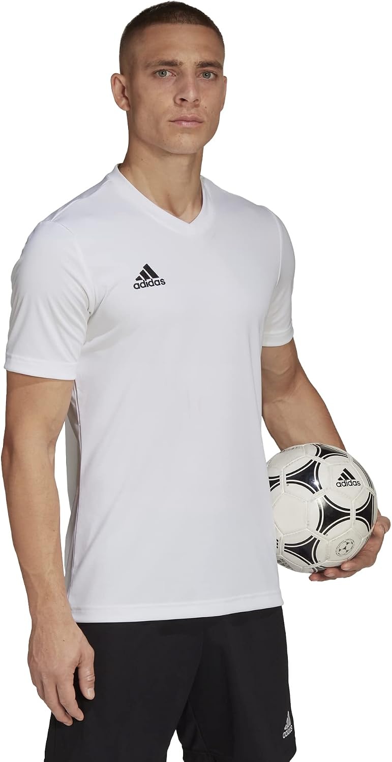 image:imageadidas Mens Entrada 22 JerseyBlackWhite