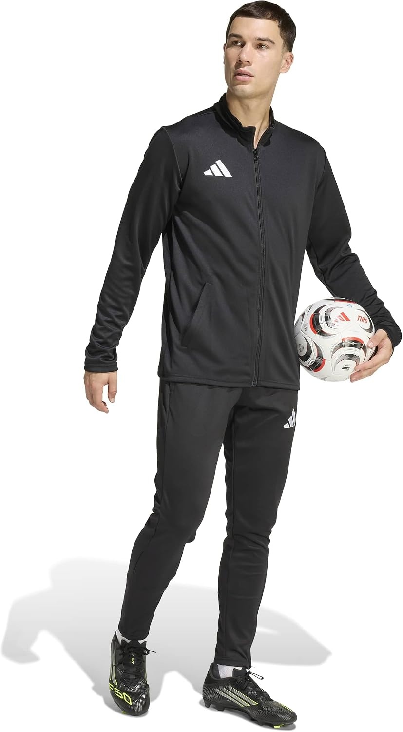 image:imageadidas Mens Entrada 26 Track JacketBlackWhite