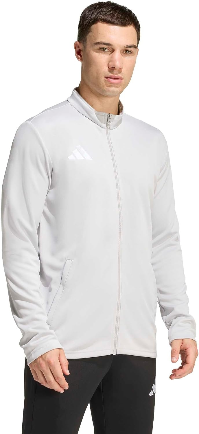 image:imageadidas Mens Entrada 26 Track JacketTeam Light GreyWhite