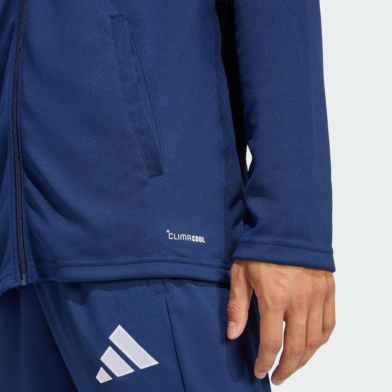 image:imageadidas Mens Entrada 26 Track JacketTeam Navy BlueWhite