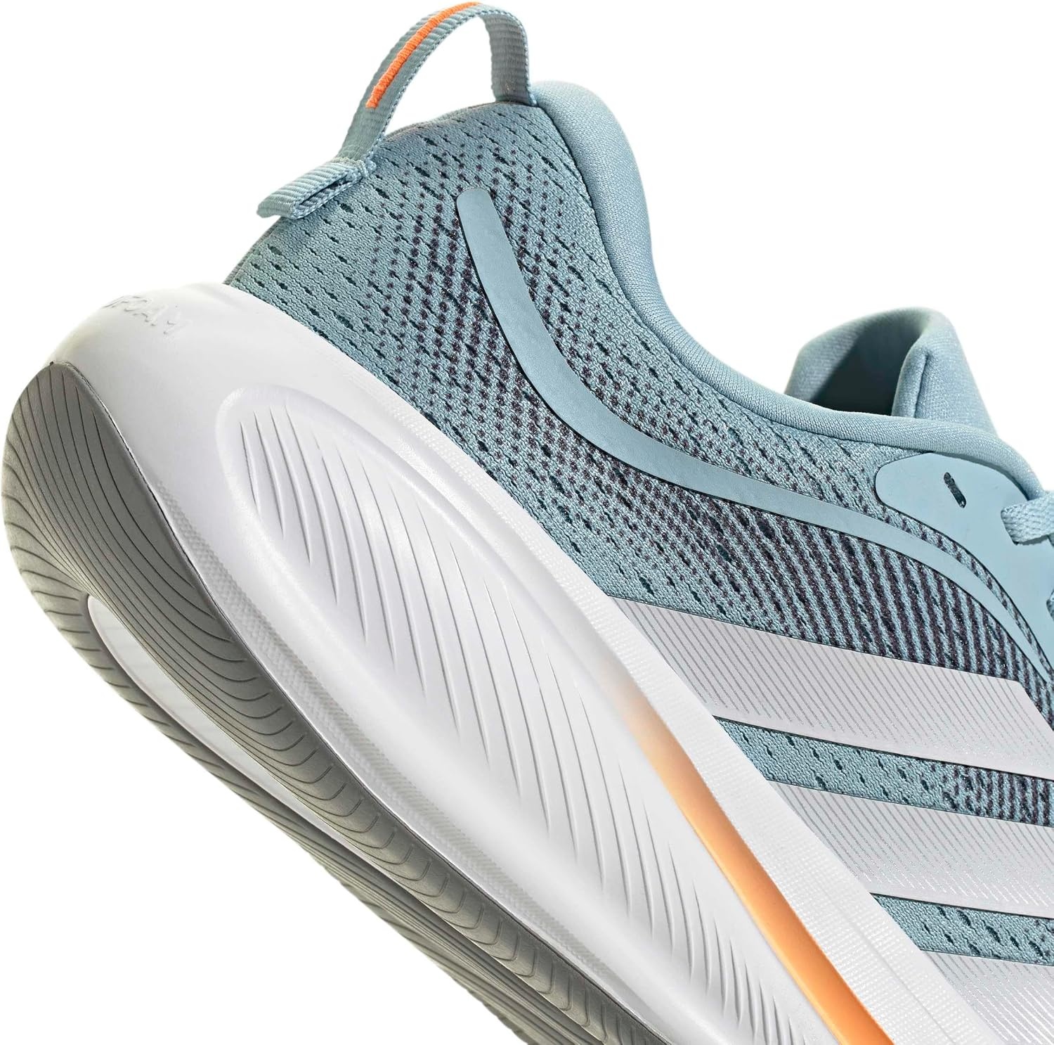 image:imageadidas Mens Response Pace Sneakers Shoes Casual WhiteAsh GreySilver MetallicLucid Orange