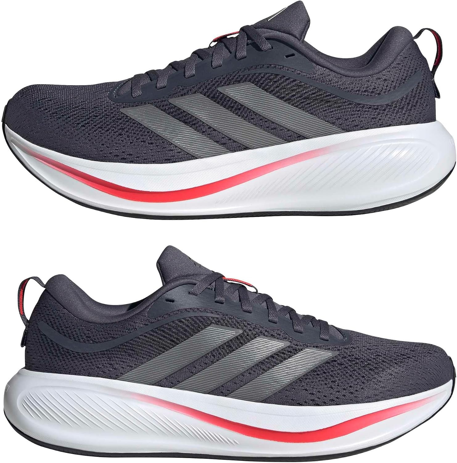 image:imageadidas Mens Response Pace Sneakers Shoes Casual WhiteAurora OnixDark GreyLucid Red