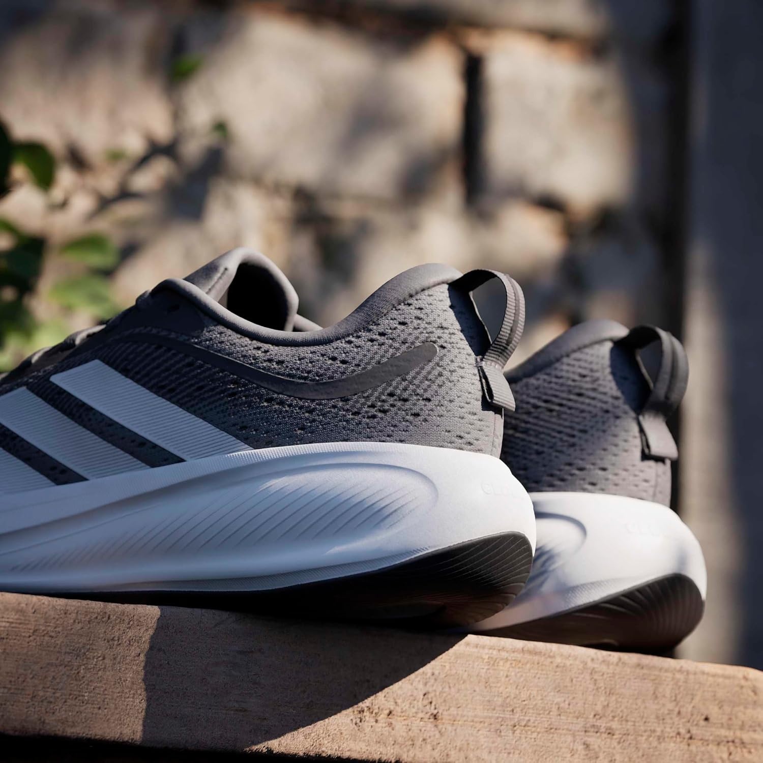 image:imageadidas Mens Response Pace Sneakers Shoes Casual WhiteBlackWhiteMatte Silver