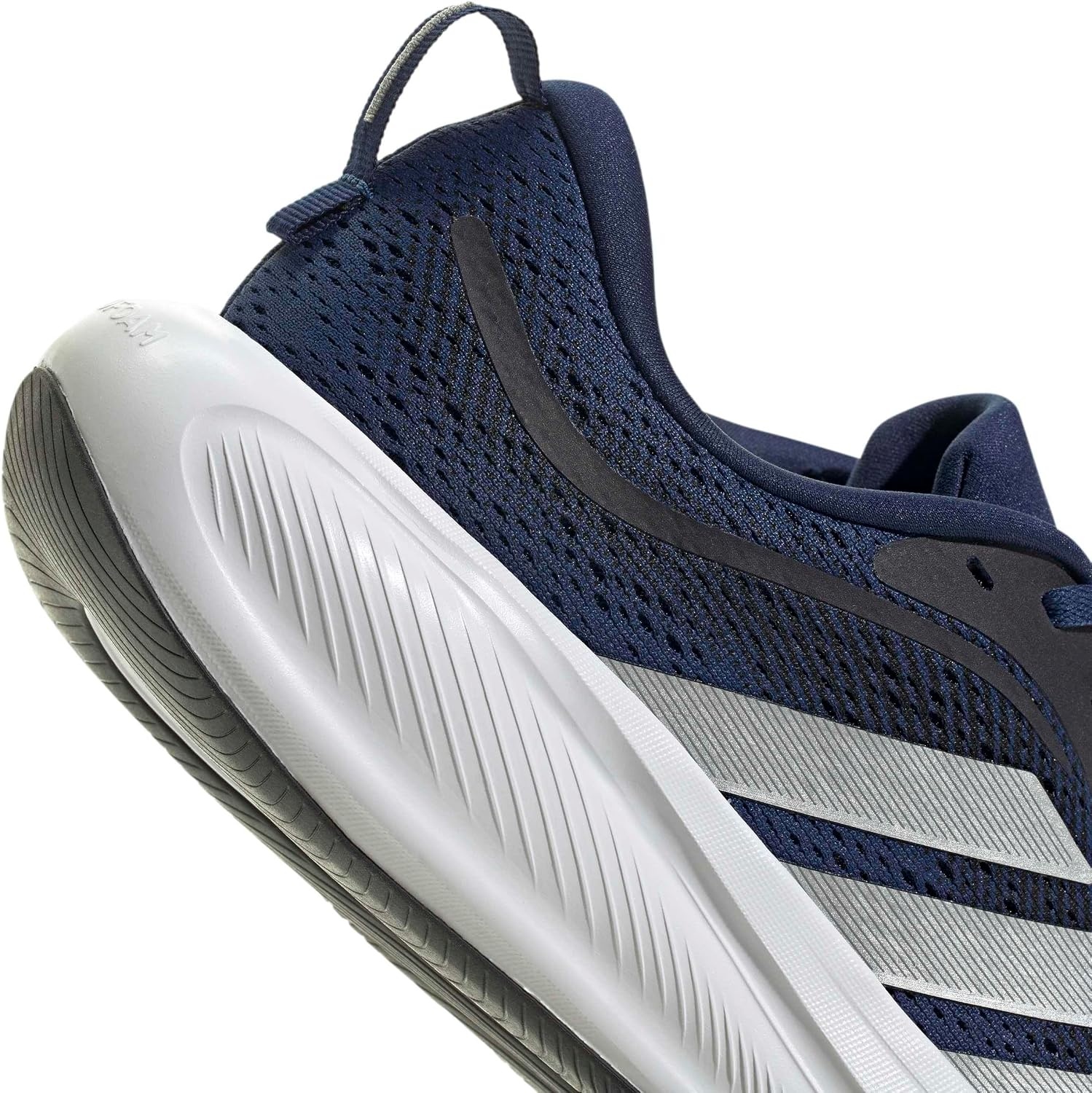 image:imageadidas Mens Response Pace Sneakers Shoes Casual WhiteDark BlueMatte SilverBlack