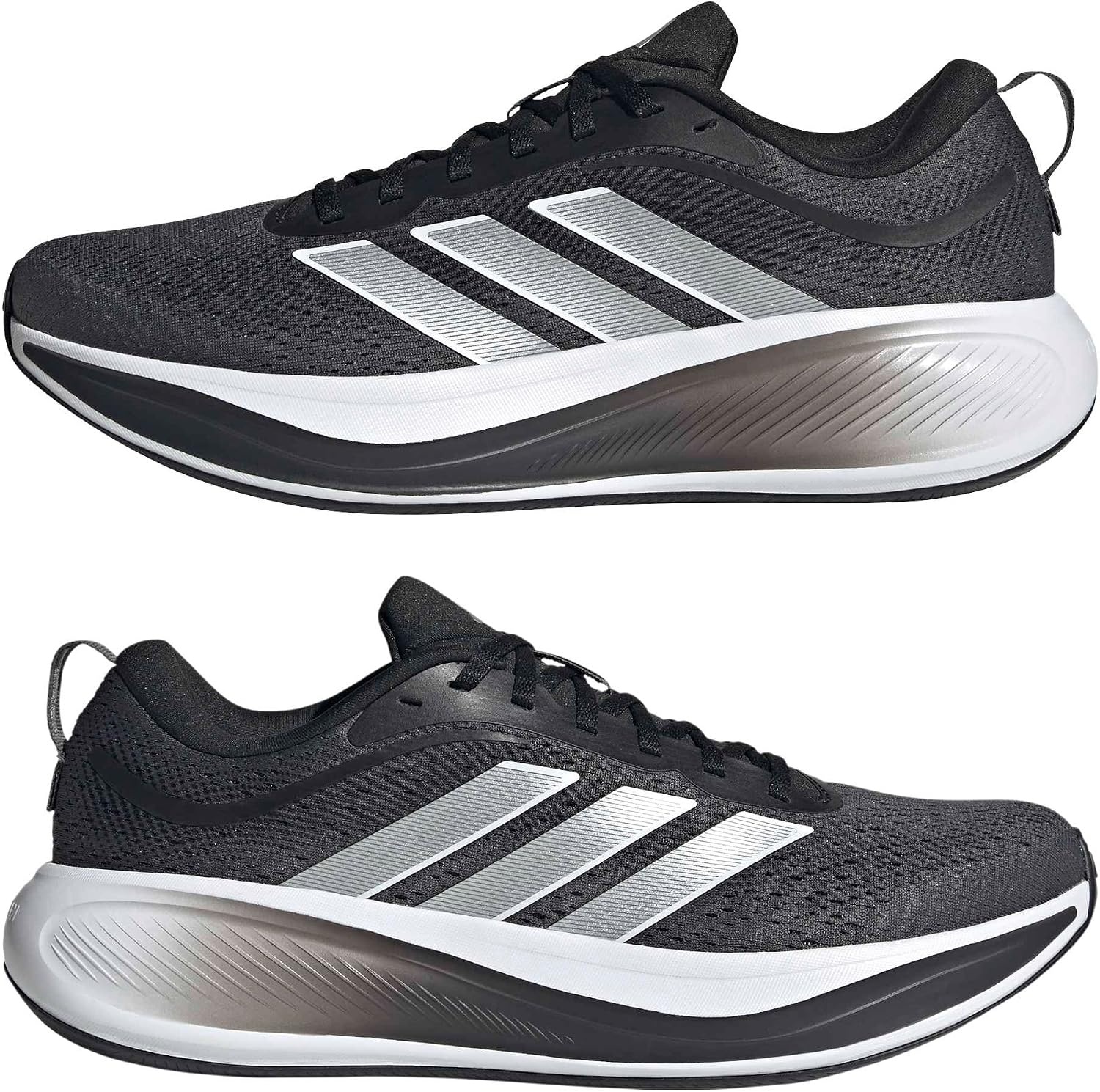 image:imageadidas Mens Response Pace Sneakers Shoes Casual WhiteGreyMatte SilverBlack