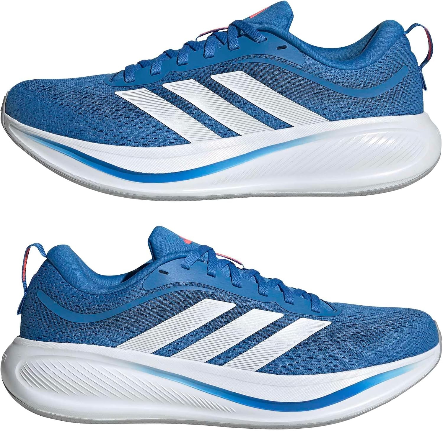 image:imageadidas Mens Response Pace Sneakers Shoes Casual WhiteRay BlueSilver MetallicAurora Onix