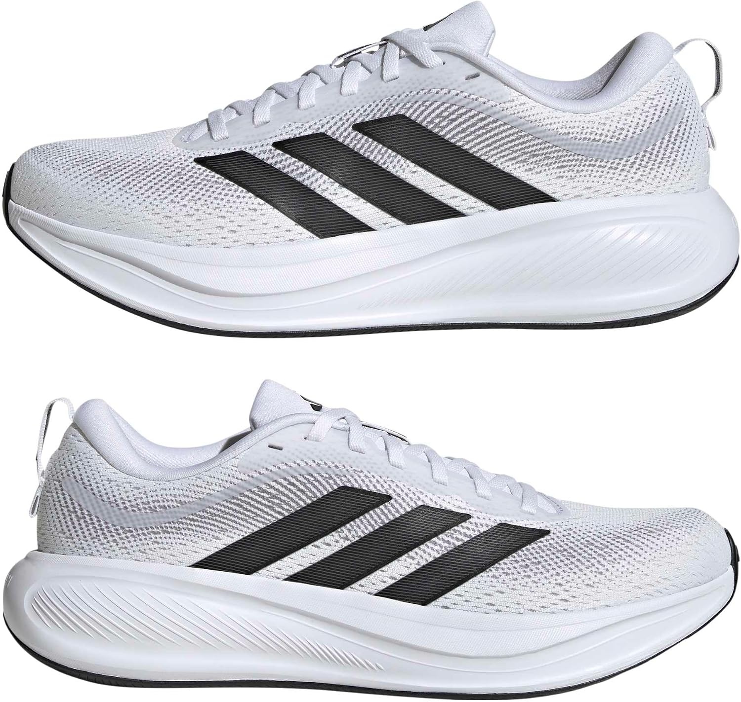 image:imageadidas Mens Response Pace Sneakers Shoes Casual WhiteWhiteBlackGrey