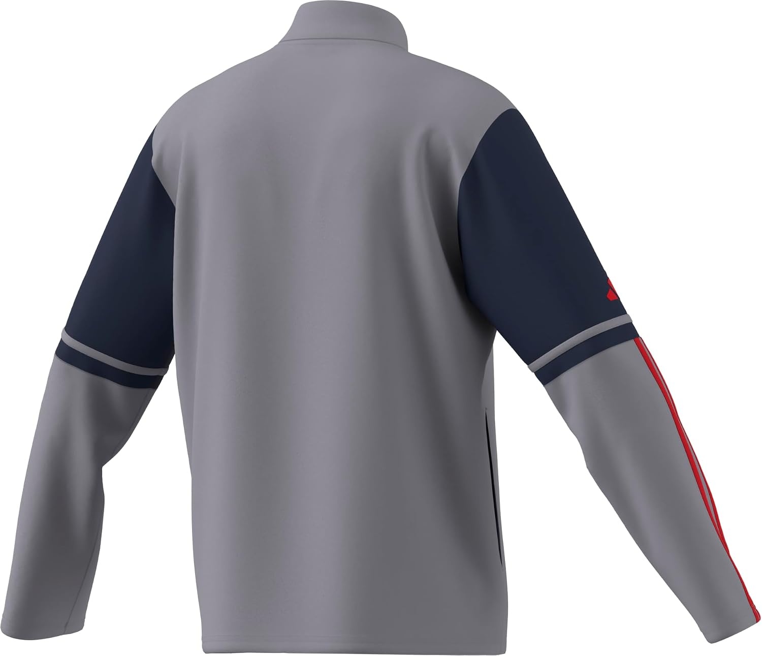 image:imageadidas Mens Squadra 25 Training JacketGlory GreyTeam Navy BluePure Ruby