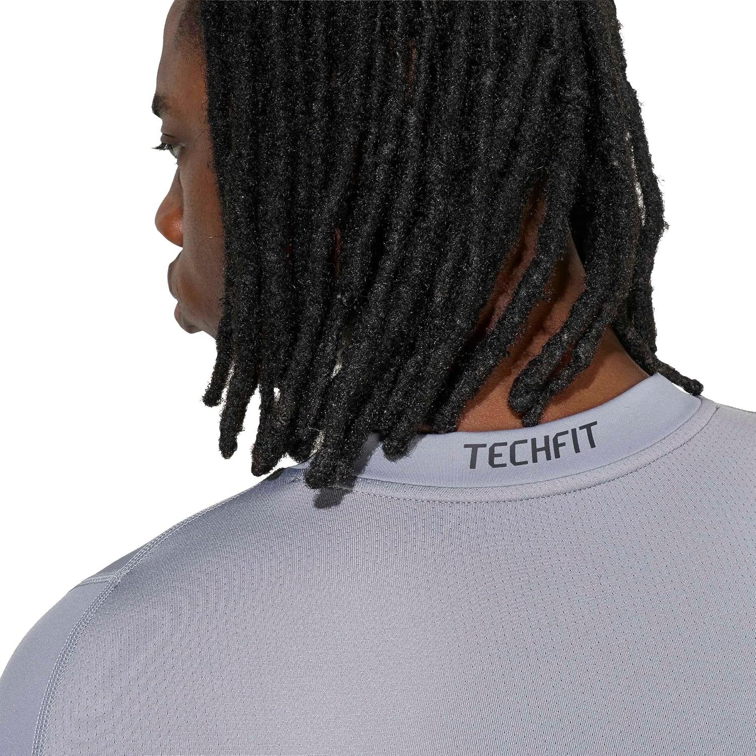 image:imageadidas Mens Techfit Compression Casual Tops Casual BlackGrey