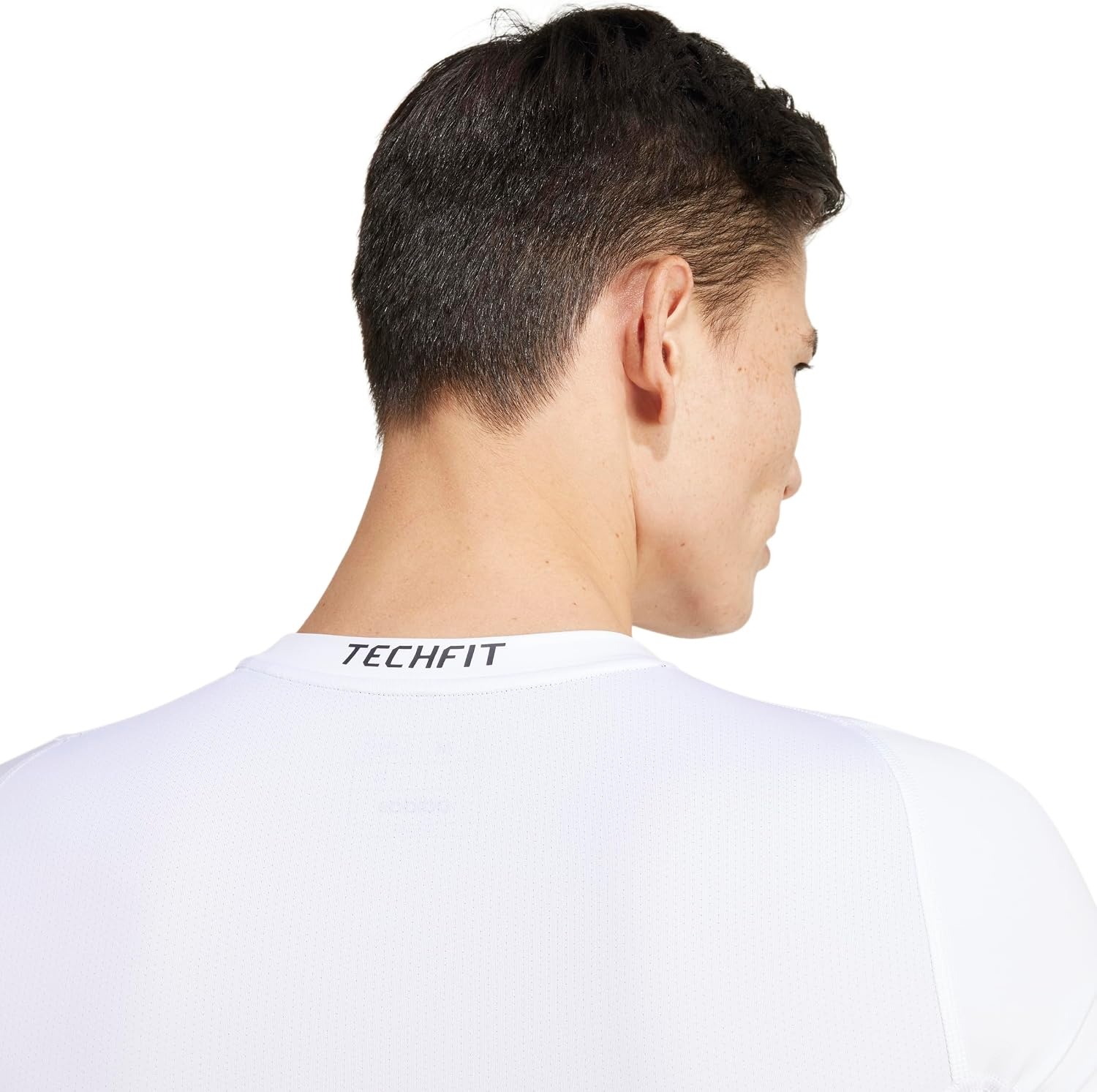 image:imageadidas Mens Techfit Compression Casual Tops Casual BlackWhite