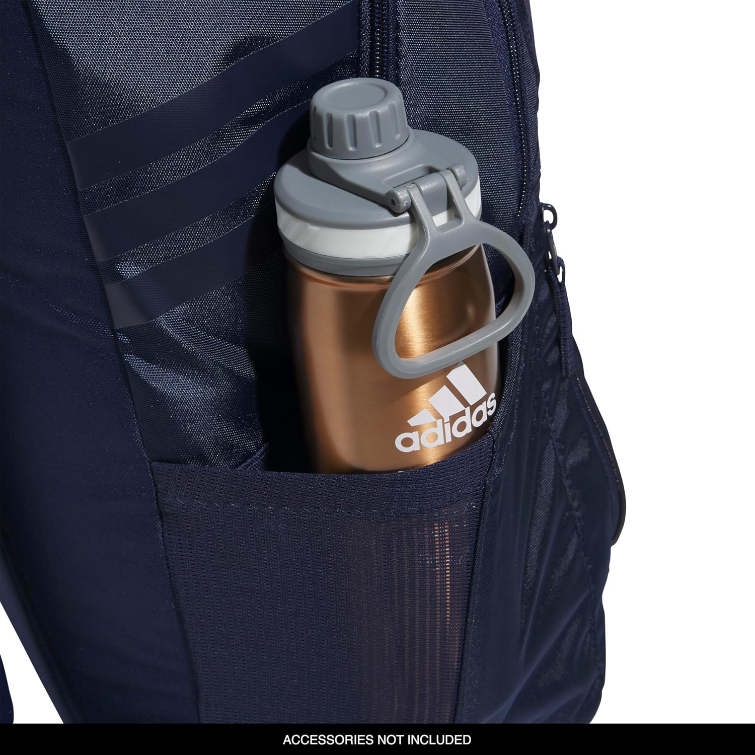 image:imageadidas Stadium Soccer Backpack 36L Padded Laptop Sleeve Holds A Size 5 Ball Vented Gear Pocket Stays Dry On Wet Fields School Gym amp Travel ReadyTeam Navy Blue 24