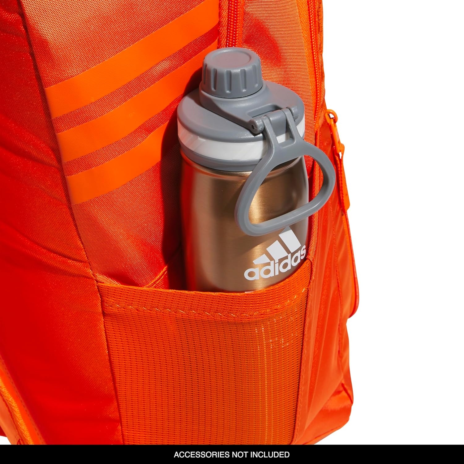 image:imageadidas Stadium Soccer Backpack 36L Padded Laptop Sleeve Holds A Size 5 Ball Vented Gear Pocket Stays Dry On Wet Fields School Gym amp Travel ReadyTeam Orange4