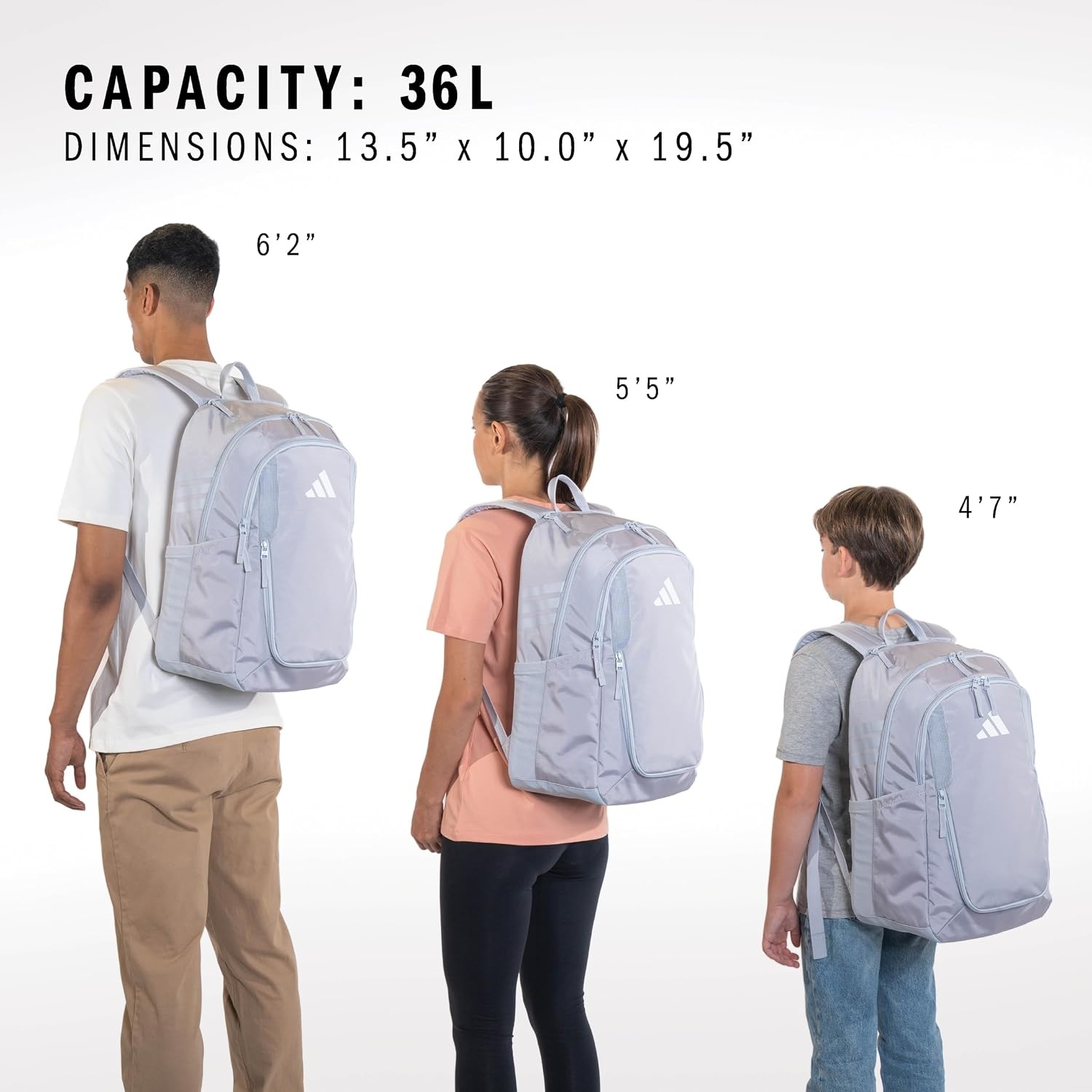 image:imageadidas Stadium Soccer Backpack 36L Padded Laptop Sleeve Holds A Size 5 Ball Vented Gear Pocket Stays Dry On Wet Fields School Gym amp Travel ReadyTeam Orange4