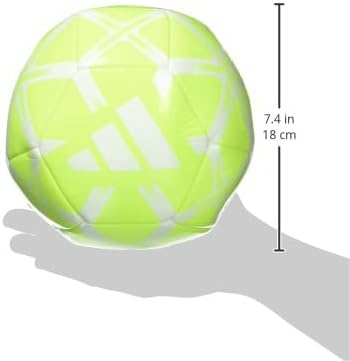 image:imageadidas Starlancer Club Soccer BallLucid LemonWhite