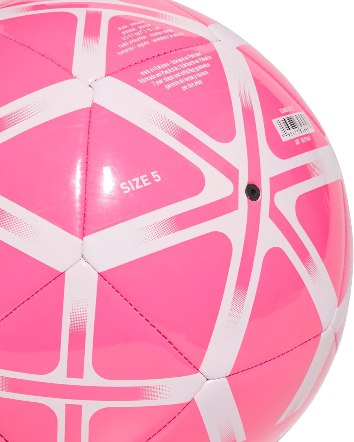image:imageadidas Starlancer Club Soccer BallSolar PinkWhite