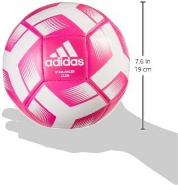 image:imageadidas Starlancer Club Soccer BallTeam Shock PinkWhite