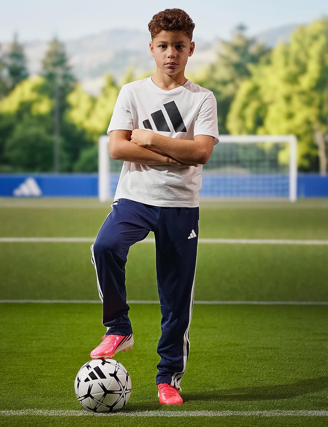 image:imageadidas Starlancer Club Soccer BallWhiteBlack