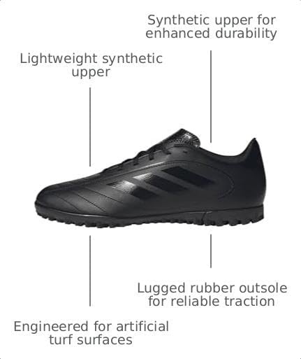 image:imageadidas Unisex Adult Goletto IX Turf Soccer Shoes Soccer ShoesBlack