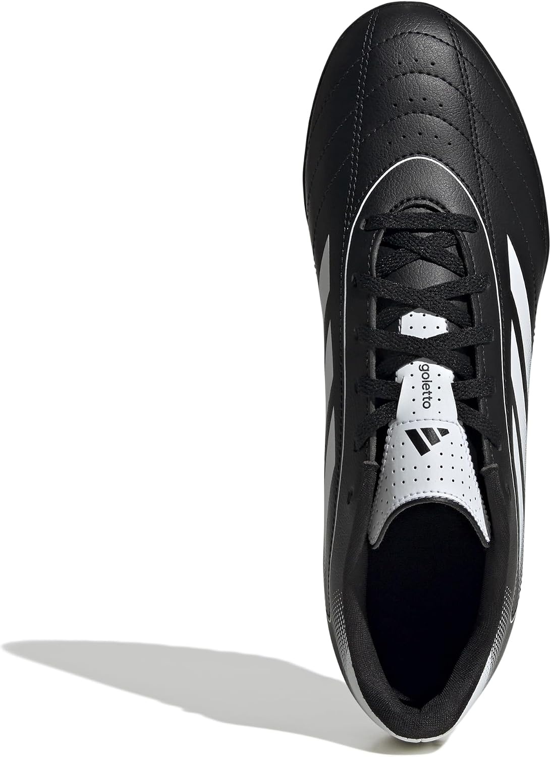 image:imageadidas Unisex Adult Goletto IX Turf Soccer Shoes Soccer ShoesBlackWhiteWhite