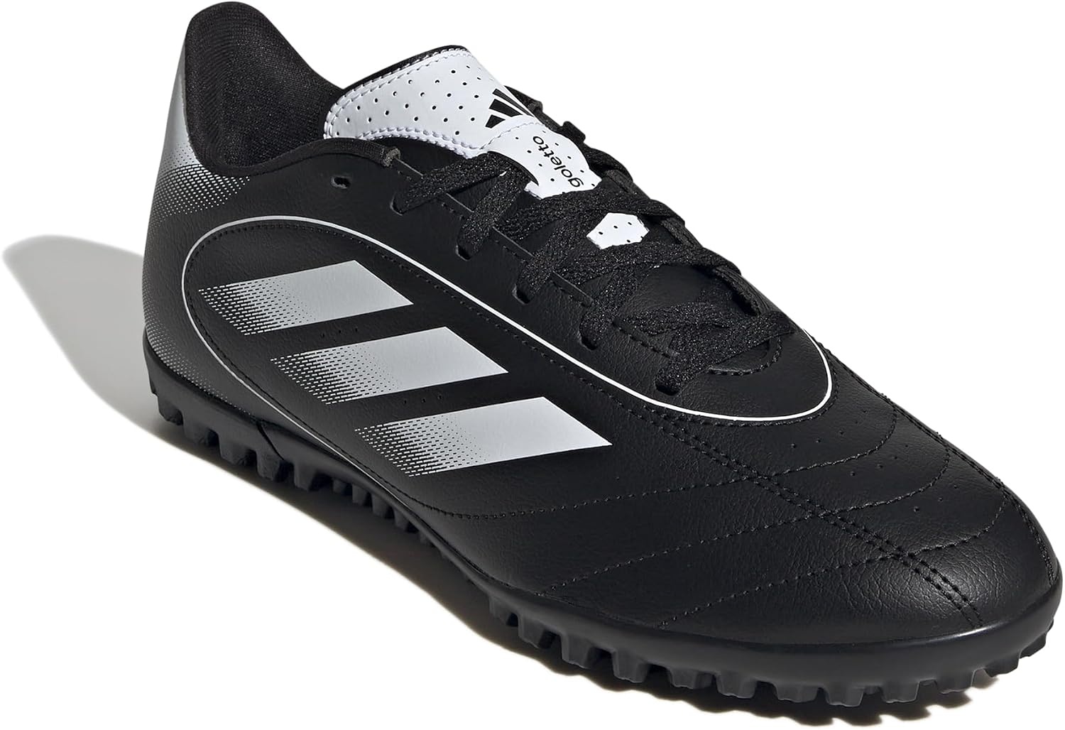image:imageadidas Unisex Adult Goletto IX Turf Soccer Shoes Soccer ShoesBlackWhiteWhite