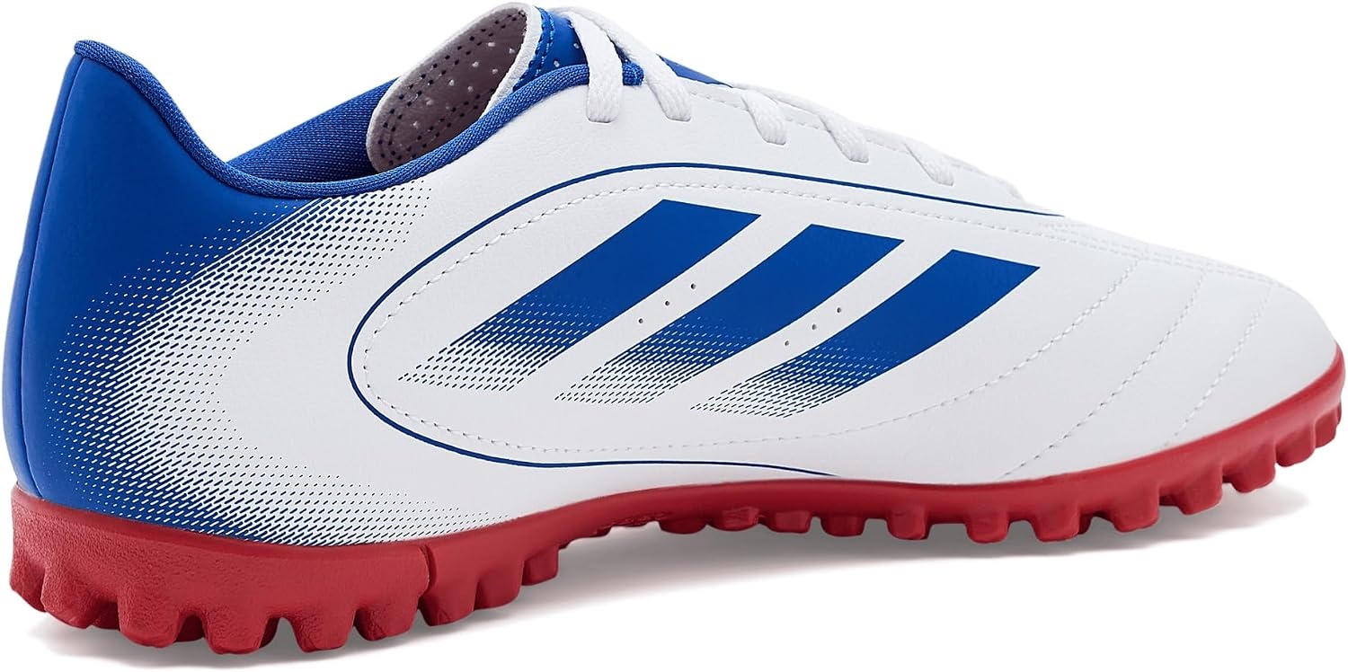 image:imageadidas Unisex Adult Goletto IX Turf Soccer Shoes Soccer ShoesWhiteTeam Royal BlueBetter Scarlet