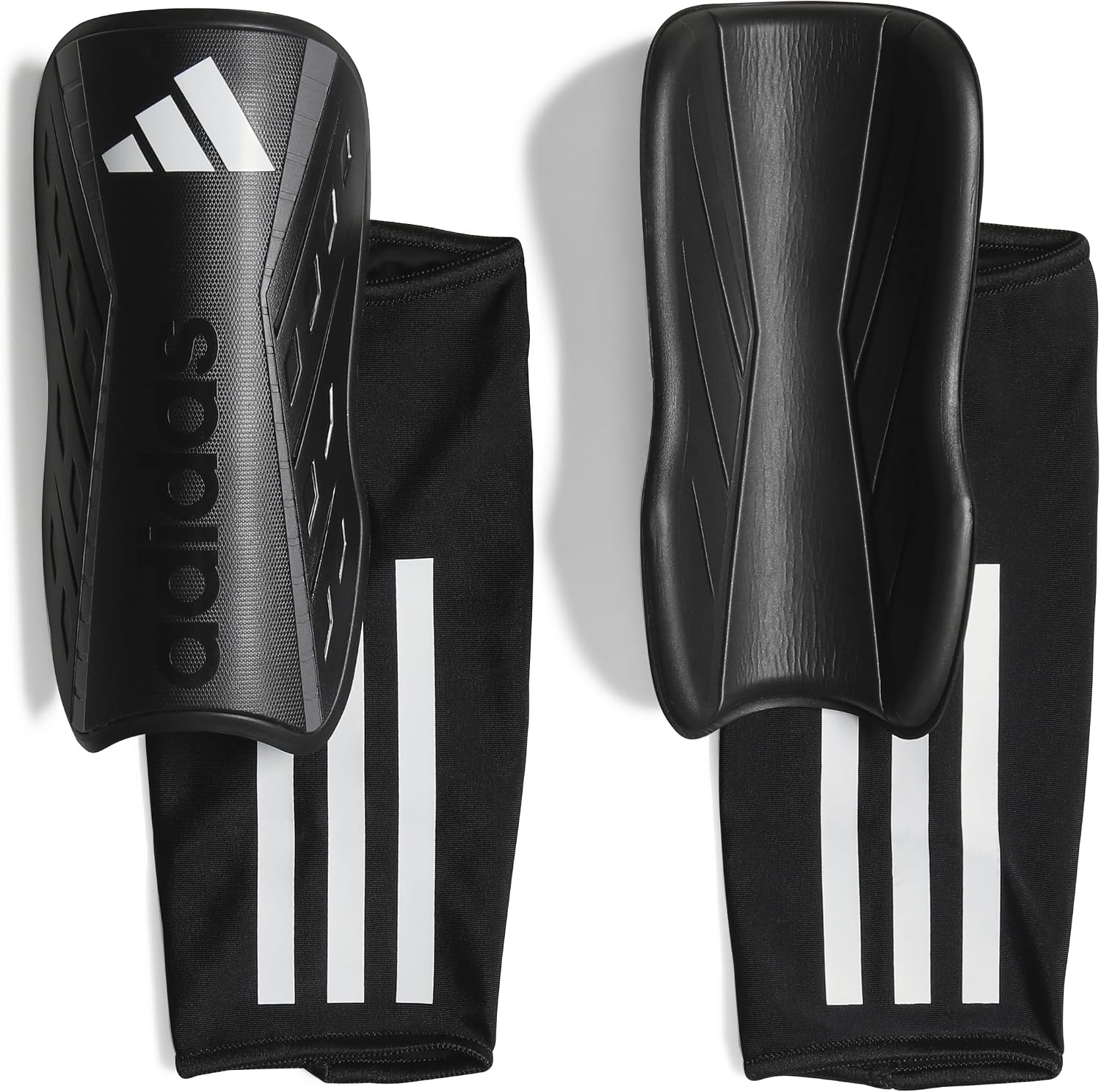 image:imageadidas Unisex Adult Tiro Soccer Shin GuardsBlackWhiteIron MetallicLeague