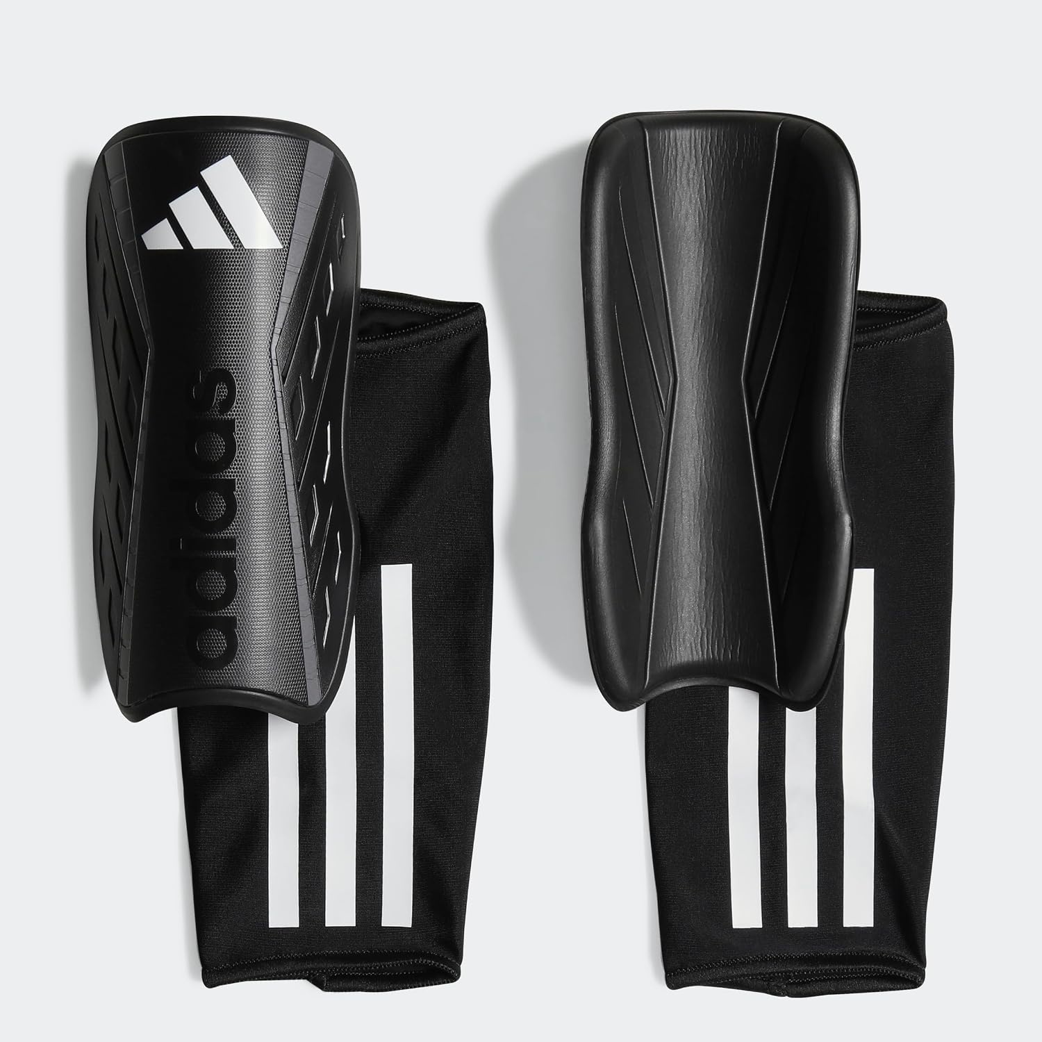 image:imageadidas Unisex Adult Tiro Soccer Shin GuardsBlackWhiteIron MetallicLeague