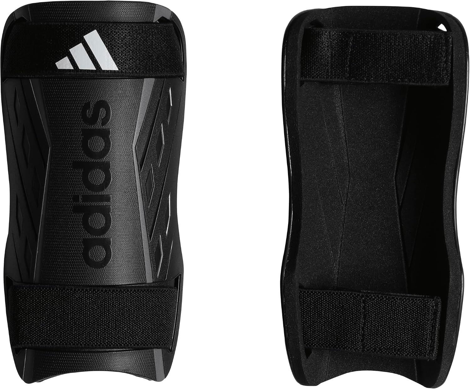 image:imageadidas Unisex Adult Tiro Soccer Shin GuardsBlackWhiteIron MetallicTraining