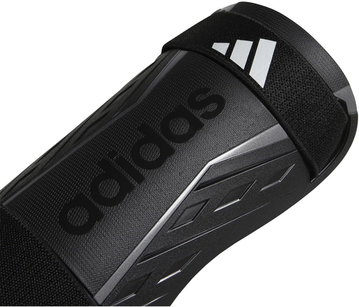 image:imageadidas Unisex Adult Tiro Soccer Shin GuardsBlackWhiteIron MetallicTraining