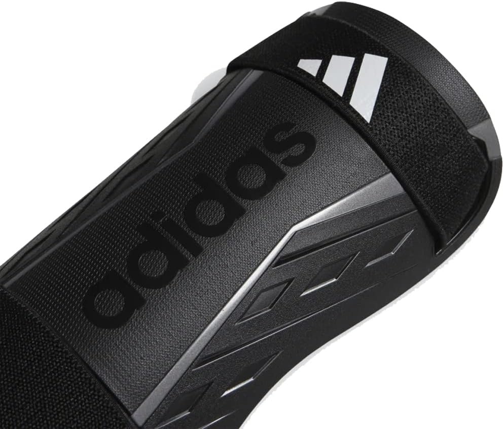 image:imageadidas Unisex Adult Tiro Soccer Shin GuardsBlackWhiteIron MetallicTraining