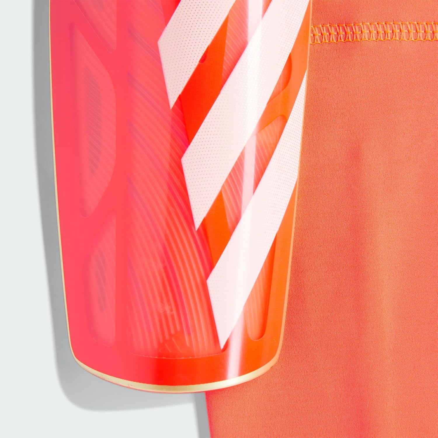 image:imageadidas Unisex Adult Tiro Soccer Shin GuardsSolar RedWhiteGold MetallicLeague