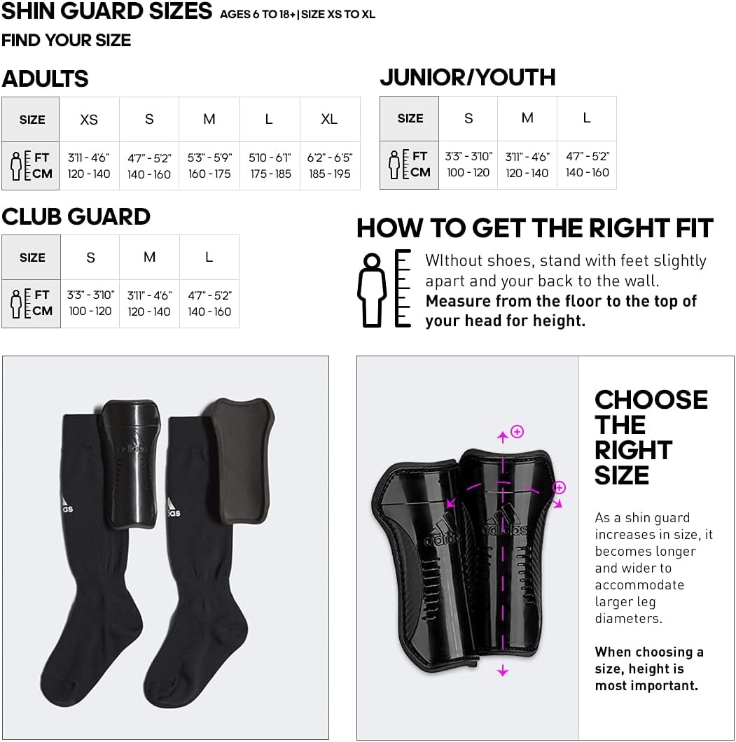 image:imageadidas Unisex Adult Tiro Soccer Shin GuardsWhiteBlackBlackSolar RedLeague