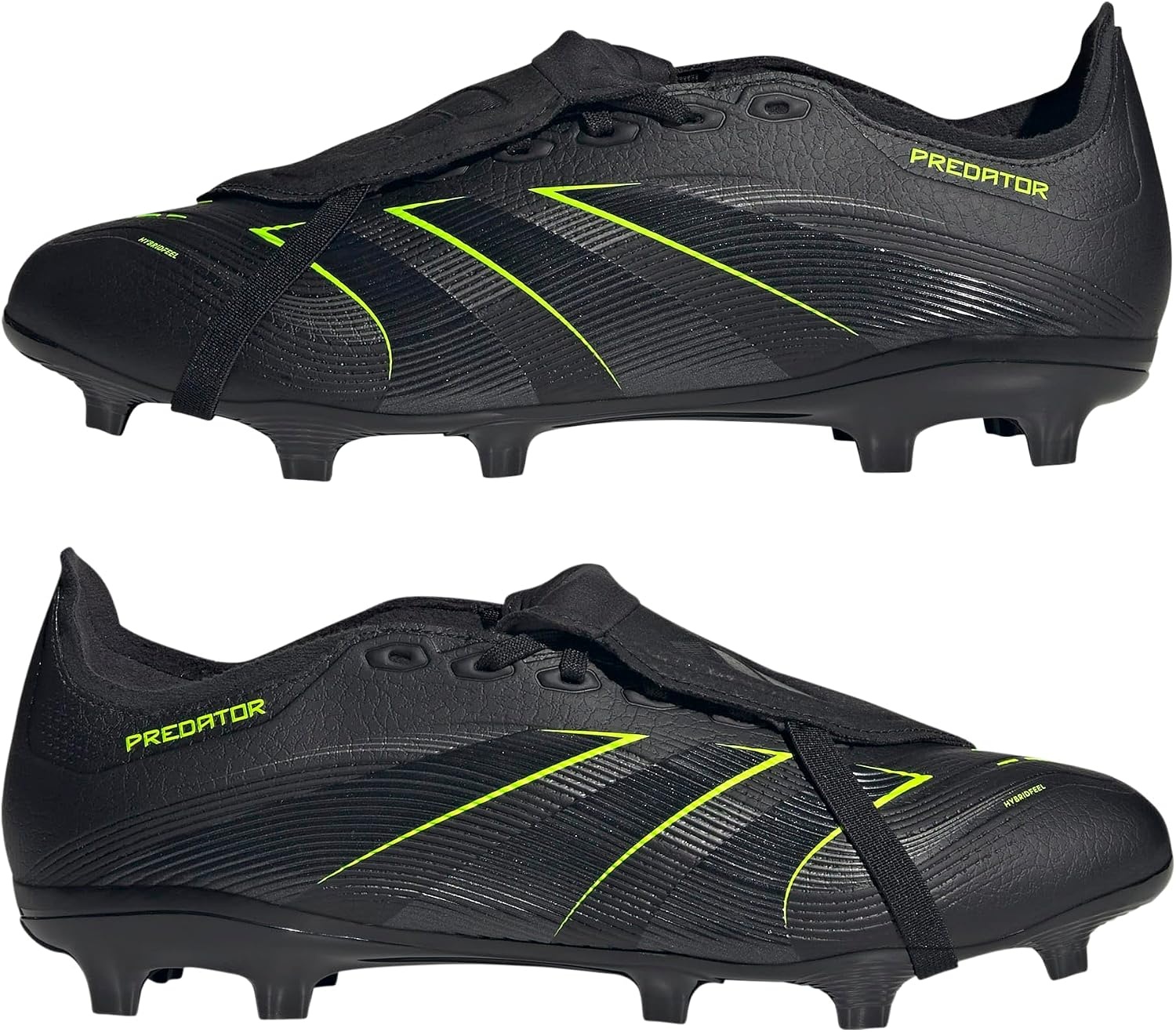 image:imageadidas UnisexAdult League Predator FoldOver Tongue FirmMulti Ground CleatBlackCarbonLucid Lemon