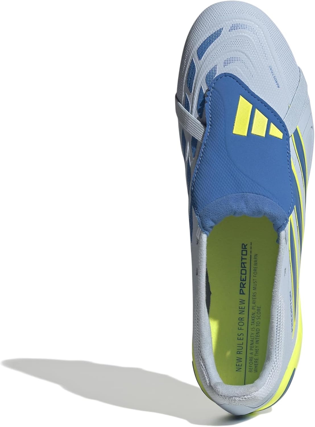 image:imageadidas UnisexAdult League Predator FoldOver Tongue FirmMulti Ground CleatCrystal SkyRay BlueTeam Solar Yellow