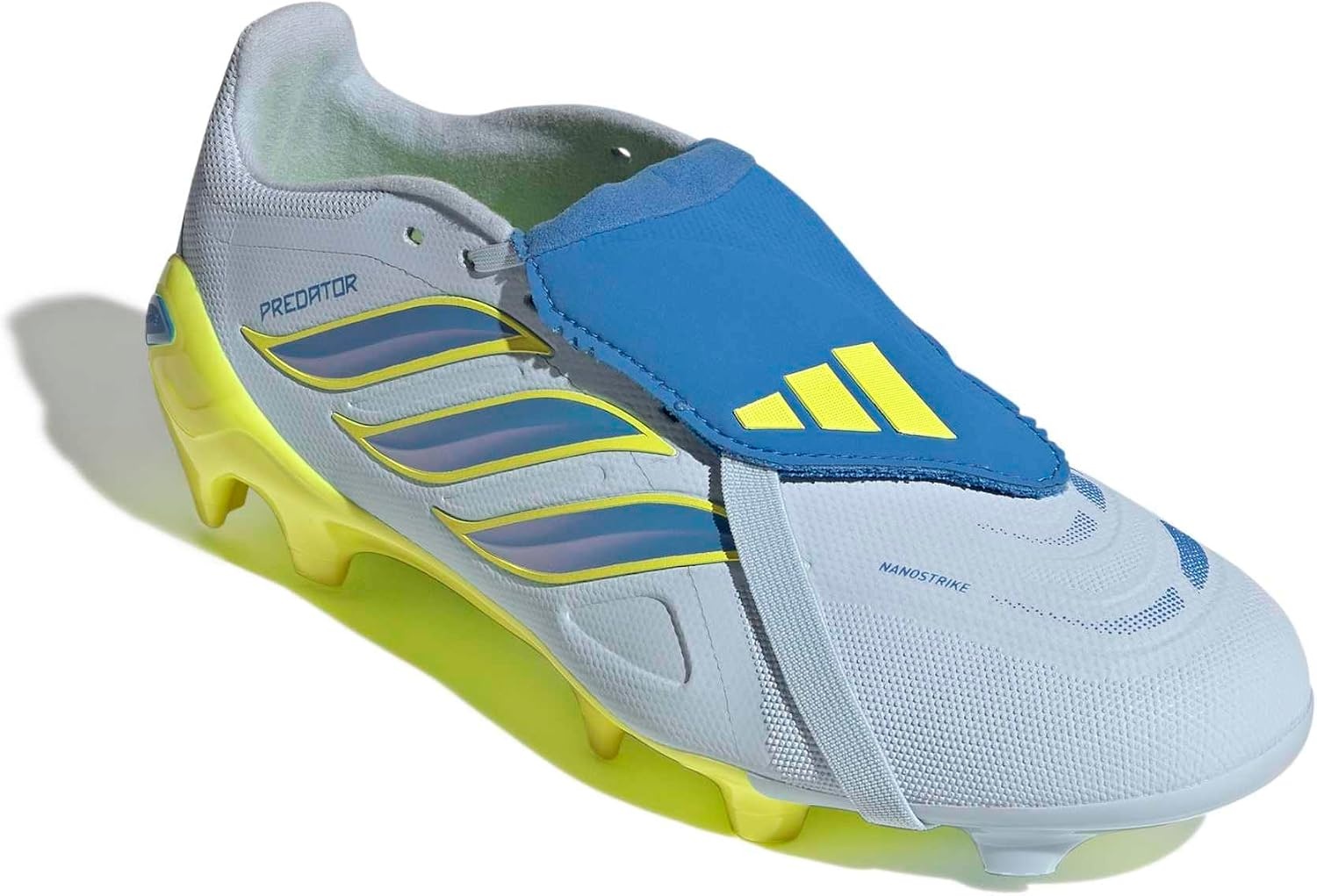 image:imageadidas UnisexAdult League Predator FoldOver Tongue FirmMulti Ground CleatCrystal SkyRay BlueTeam Solar Yellow