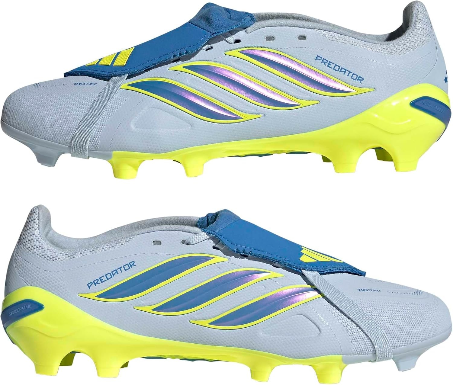 image:imageadidas UnisexAdult League Predator FoldOver Tongue FirmMulti Ground CleatCrystal SkyRay BlueTeam Solar Yellow